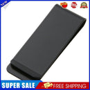3pcs Metal Stainless Steel Money Clip Holder Folder Collar Clip (Black)