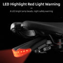 Bicycle Rear Lamp Rechargeable USB Safety Warning Taillight for Night Riding