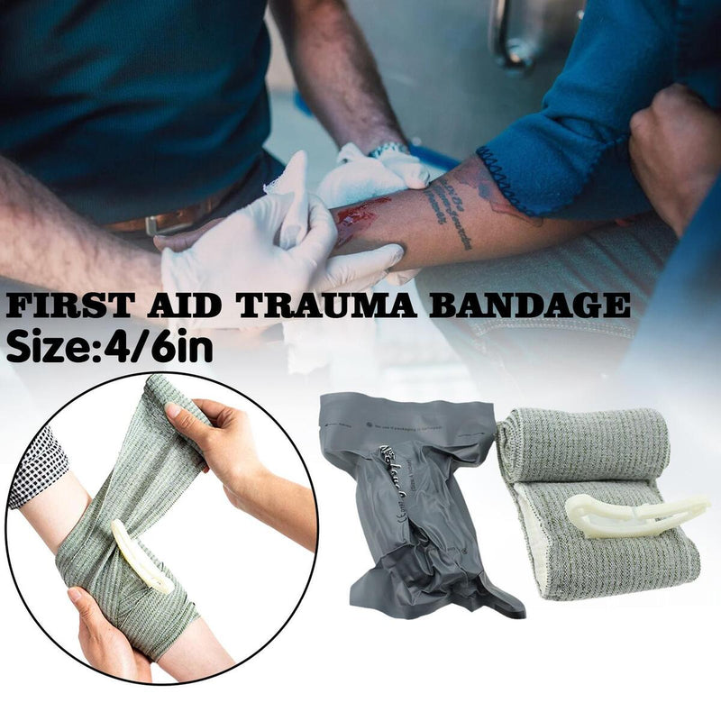 4/6'' Israeli Emergency Tourniquet First Aid Bandage Trauma Compression Banda~