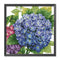 Partial Embroidery Hydrangea Printed Cross Stitch 14CT 2 Strand Cotton Kit Newly