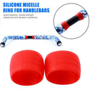 Elastic Bicycle Silicone Plug Rubber Bike Handlebar Collar Anti-Skip for Outd