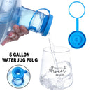 Reusable Non-Spill Water Bottle Caps 45-47mm 5 Gallon Jug Lids Replacement.
