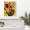 Canvas Paint By Numbers Tulips Flower Oil Hand Painted Drawing Kit Home Decor