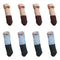 40pcs Cute Table Chair Leg Cover Foot Sock Floor Protectors (Beige+Brown)