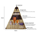 Waterproof 900D Oxford Fabric Camping Tableware Storage Bag (B Triangle) Newly