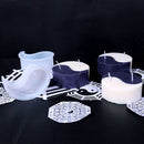 Decor Yin Yang Candle Mold Silicone Candle Mould Tai Chi Soap Wax Aromatherapy