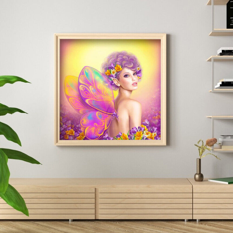 5D DIY Part Special Shaped Drill Diamond Painting Girl