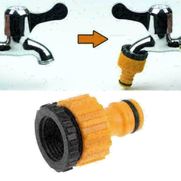 ABS Garden Hose Water Pipe Connector Tube Fitting Tap 1/2" 3/4" V5A0 Q3G8 Q9G8