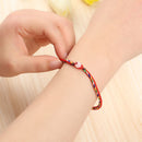 Handmade Hand-woven Bracelet Gift For Couple Jewelry Gifts Red Rope Bracelet