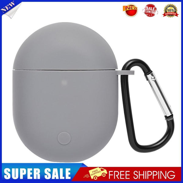 For Redmi AirDots 3 Pro Silicone Protective Case Cover with Keychain (Grey)