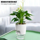 2 Layer ABS Flowerpot Self Watering Plant Container w/Water Tank (15.3cm) Newly