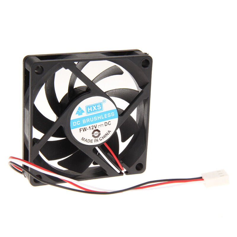 Portable Computer Case Cooler 12V 7cm 70mm PC CPU Cooling Cooler Fan Newly