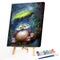 Rain Owl Drawing Frameless DIY Oil Paint by Numbers Canvas Home Decoration