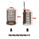 Fishing Distance Bait Lure Cage Feeder for Carp Basket Tackle Tool (Style B 30g)