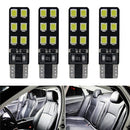 Bulbs 12V 2835 12SMD Dome Map License Plate Light T10 W5W Car LED Reading Bulbs
