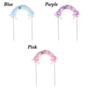Decoration Soft Baby Shower Pompom Cloud Cake Flags Cloud Balloon Cake Topper