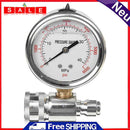 6000PSI/40MPa Pressure Washer Pressure Gauge with 3/8in Quick Disconnet Fitting