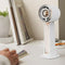 #A Mini Handheld Fan Portable USB Rechargeable Battery Cooling Desktop with Base