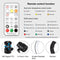 Dimmable Vlogging 10.2 inch 26cm RGBWW Selfie Lamp Ring Video Light Kit