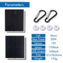 12V Air Extractor Mini Ventilator Lüfter Geflügelhaus Gewächshaus Solar Abluftve