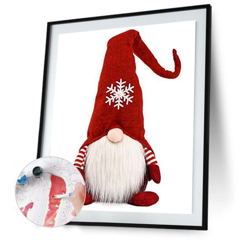 Gnome Oil Paint By Numbers Picture DIY Drawing Decoration Hand Painted Wall A
