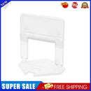 100pcs Plastic Ceramic Leveling System Wedges Clips Flooring Tools (1.5mm)