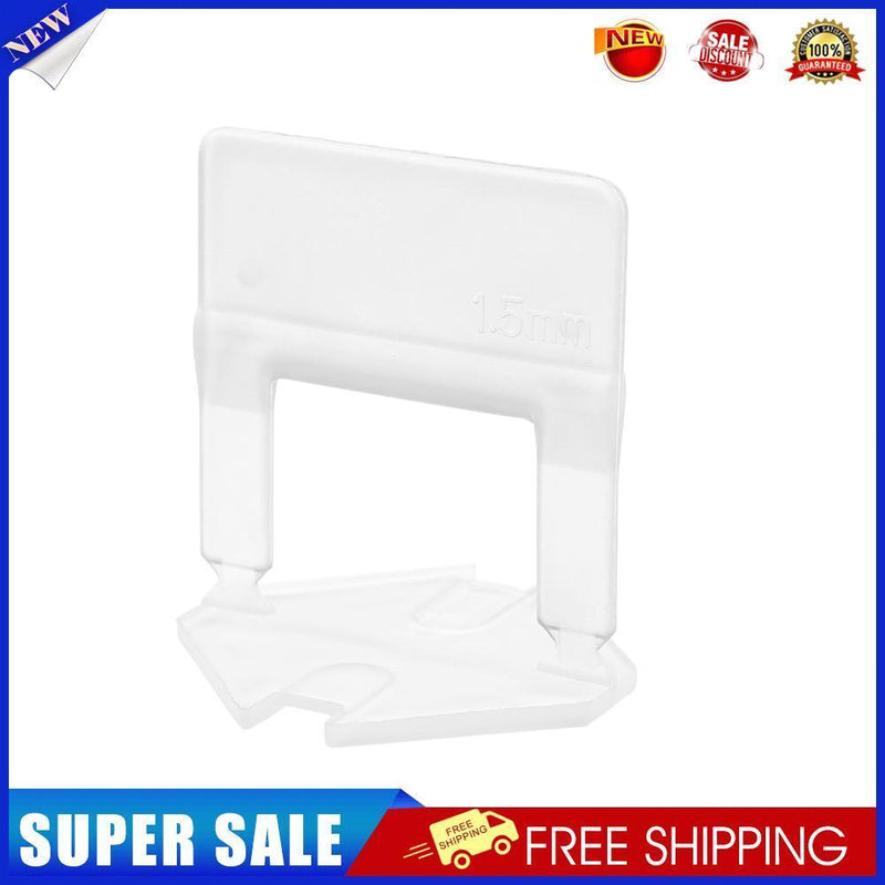 100pcs Plastic Ceramic Leveling System Wedges Clips Flooring Tools (1.5mm)