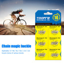 6 Pairs Bicycle Chain Link Connector MTB Road Bike Quick Master Links (10S)