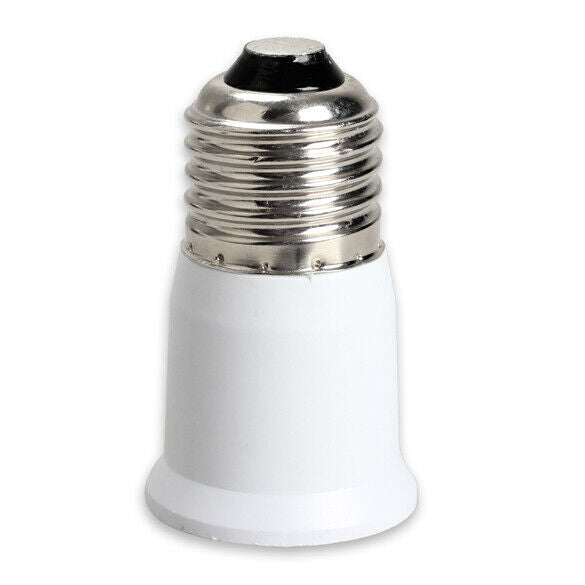 E27 to E27 Extension Base CLF LED Light Bulb Lamp Adapter Socket Converter Newly