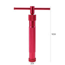 DIY Craft Pottery Clay Extruder Fondant Cake Slime Gun Modeling Tool(Red)
