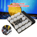 12V ATX 17x 6Pin Power Supply Breakout Board Adapter Converter for ETH BTC Newly