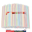 Drinking Straws Colourful Plastic Drinking Straws (200 Pack Ordinary) Newly
