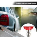 1/4 inch Quick Connect Pressure Car Washer Lance Spray Nozzle Tip (Red)
