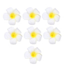 Simulation Women Girl Beach Seaside White Plumeria Hairpin Hair Clip Flower