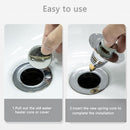Sink Drain Stopper with Hair Catcher Bounce Drain Plug Filter Sink Drain Plug
