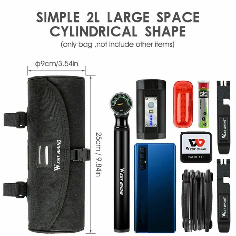 Waterproof Front Tube Frame Bag Bike Handlebar Pouch Storage Pouch Bicycle Bag