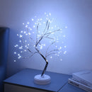 20 inch Tabletop Bonsai Tree Light, 108 LED Copper Wire Lamp (White) Newly