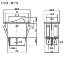 Toggle Driving Fog Lamp 12V 35A LED Indicator Work Light Switch 4-Pins On/Off