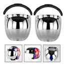 2x offenes Helmvisier Motorradhelm Blasenvisier PC Objektiv mit hoher Stärke