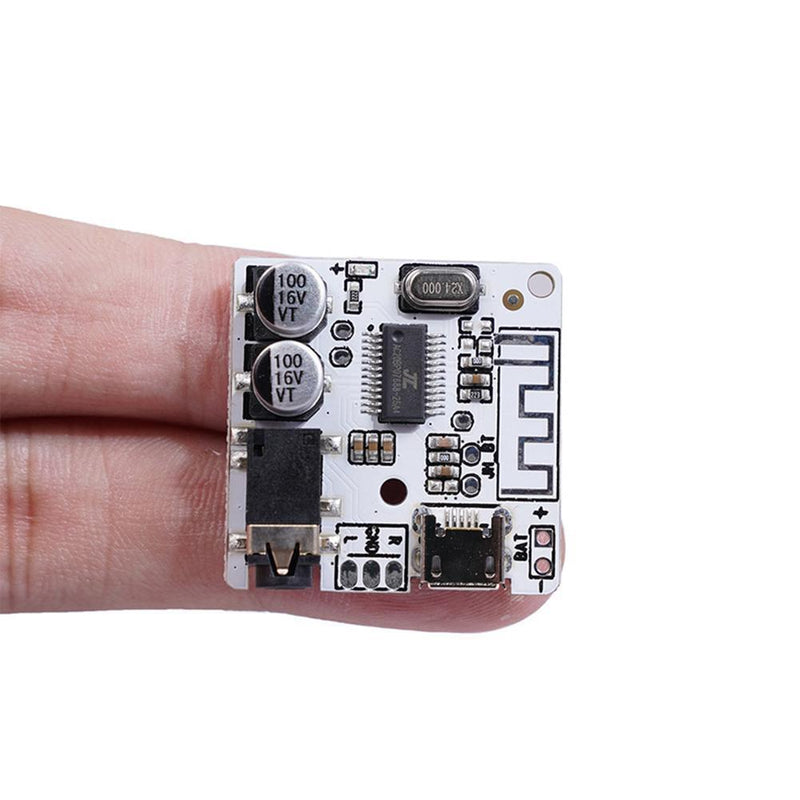 5pcs Bluetooth-compatible 5.0Audio Receiver Board MP3 Lossless Decoder(Red)