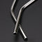 4pcs Metal Stainless Steel Drinking Straws + 1pc Cleaner Brushes