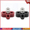 2pcs Bus Bar Terminal Blocks Single M8 Positive Power Distribution Studs #F