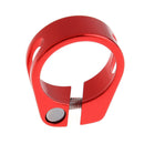 31.8mm Aluminum Alloy MTB Bike Bicycle Cycling Saddle Seat Post Clamp Red