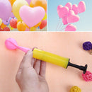 Portable Mini Plastic Manual Ballon Pump Hand Push Air Inflator Party Tools