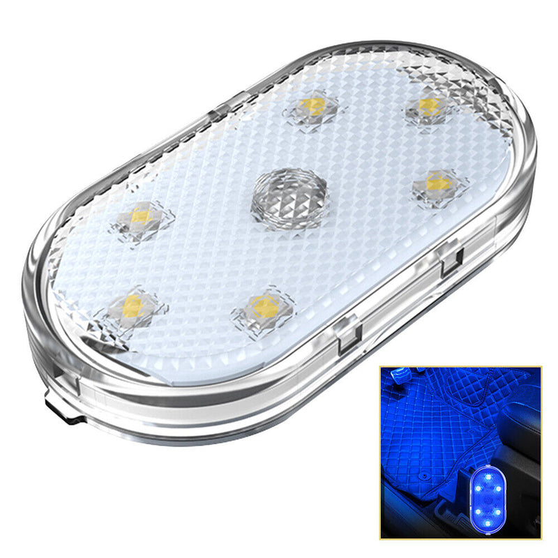 Car LED Touch Lights Wireless Auto Roof Reading Lamps for Door Trunk Storage Box