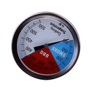 2" 550 RWB BBQ CHARCOAL GRILL WOOD SMOKER OVEN PIT TEMP GAUGE THERMOMETER