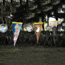 Camping Tent Bunting Pennant Outdoor Scene Layout Triangle Hanging Flag (D)
