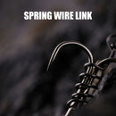 Back Thorn Jigging Bait Turn Ring Sequins Carbon Steel Fishing Hook with Sequin