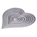 10X Heart Sewing thread Metal Die Cutting Dies For DIY Scrapbooking