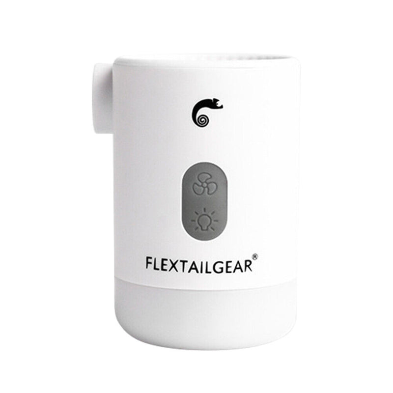 4 in 1 Mini Electric Inflatable Air Pump USB Outdoor Camping Light (White) Newly